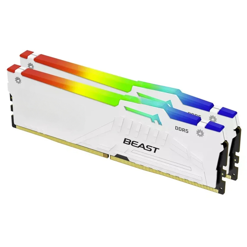 Kingston FURY White RGB 32G (2 – 64Gb Ddr5 6000Mhz Cl30 2X32Gb Desktop recenzja i cena
